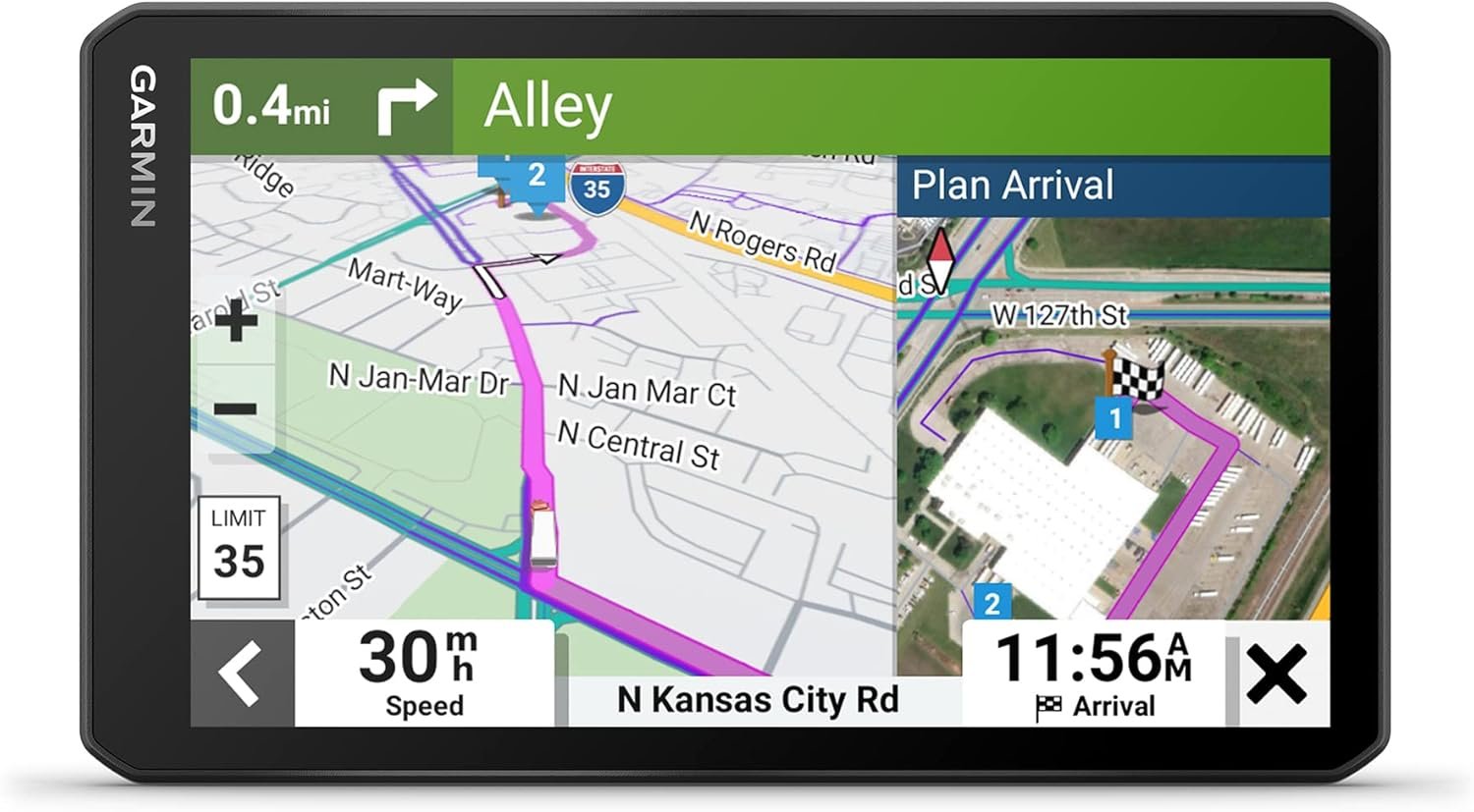 Garmin dezl OTR710, Large, Easy-to-Read 7 inch GPS Truck Navigator
