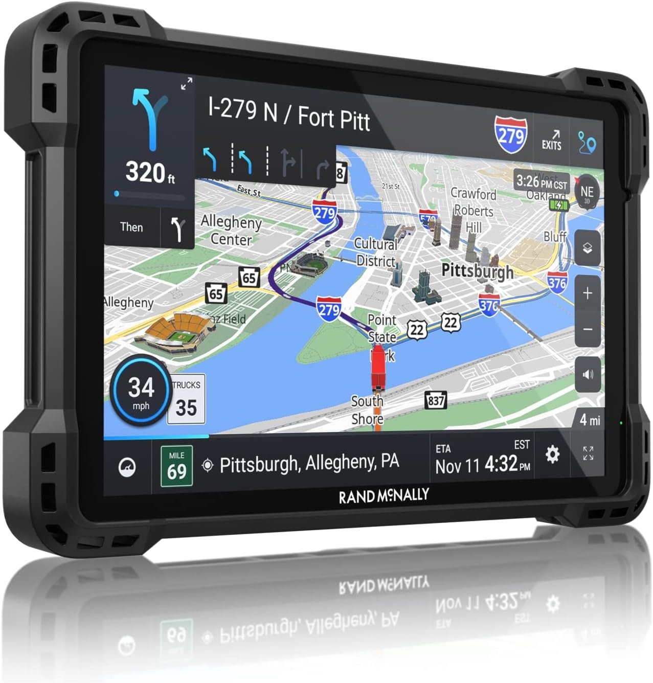 Rand McNally TND 1050 Truck GPS – Premium 10” Navigation for Commercial Trucks