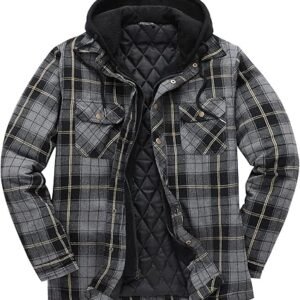 ZENTHACE Shirt Jacket with Quilted ...