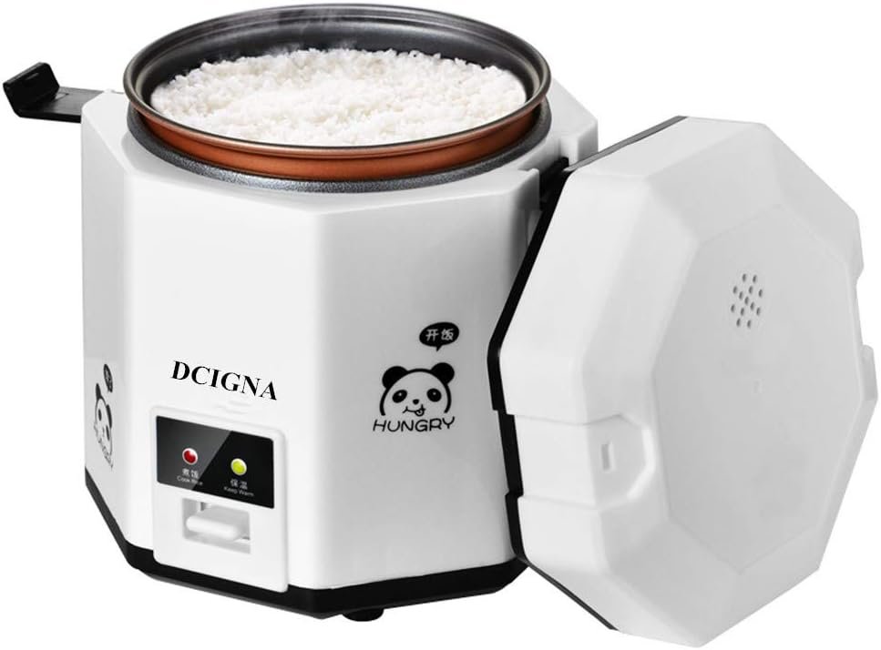 1.2L Mini Rice Cooker, Electric Lunch Box, Travel, Small, Removable Non-stick Pot, Keep Warm Function, Suitable For 1-2 People - For Cooking Soup, Rice, Stews, Grains & Oatmea