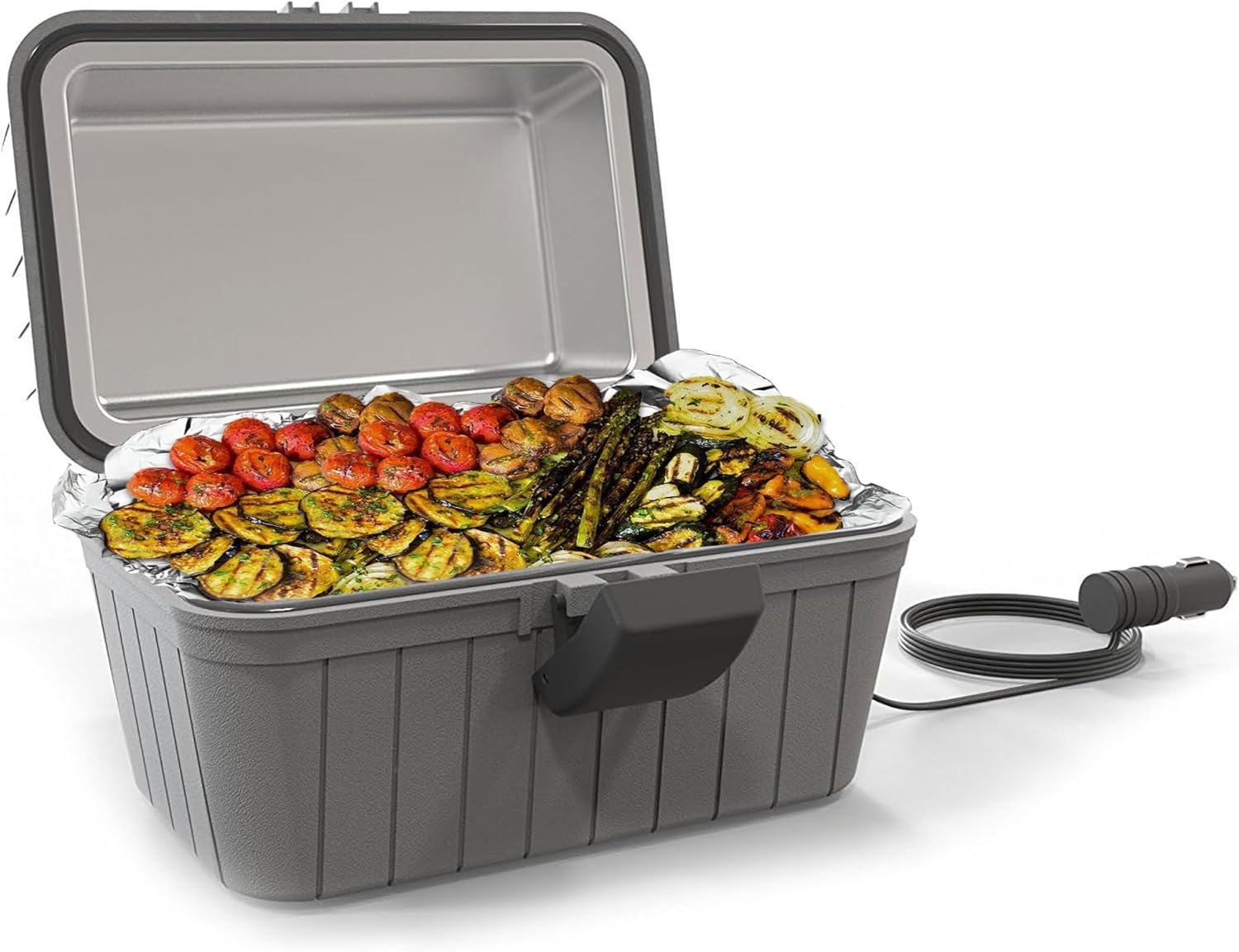 Gideon Heated Electric Lunch Box 12-Volt Portable Stove For Car, Truck, Camping