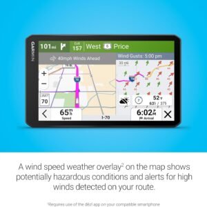 Garmin dezl OTR720, Large 7′ ...