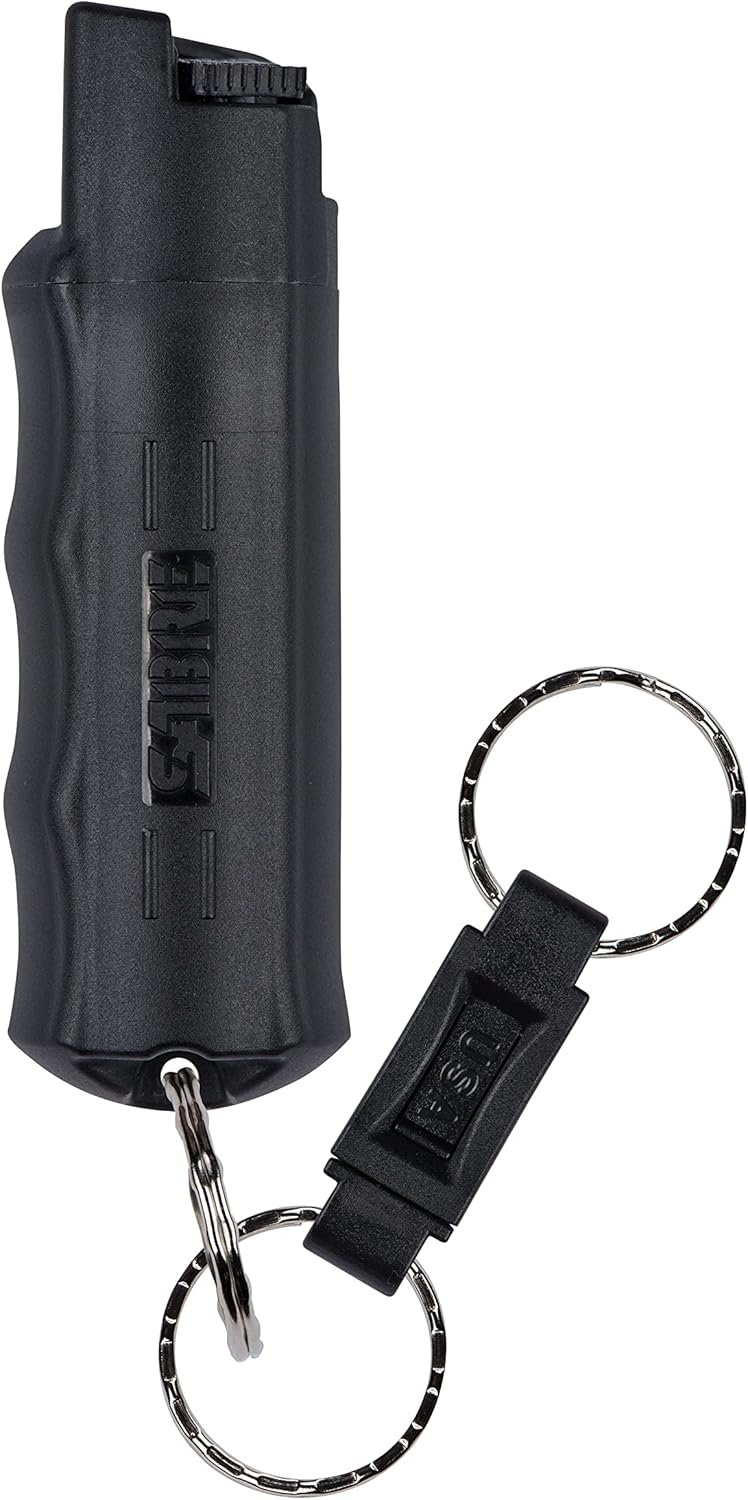 SABRE Pepper Spray, Quick Release Keychain for Easy Carry and Fast Access