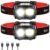 Blukar LED Headlamp Rechargeable – 2000LM Super Bright Headlight with 8 Modes, Motion Sensor, USB-C, IPX5 Waterproof – Spotlight & Floodlight – 2 Pack