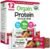 Orgain Organic Vegan Protein Bars – Peanut Butter Chocolate Chunk, 12-Count